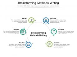 Brainstorming methods writing ppt powerpoint infographics images cpb