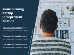 Brainstorming startup entrepreneur ideation