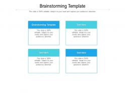 Brainstorming template ppt powerpoint presentation infographics influencers cpb