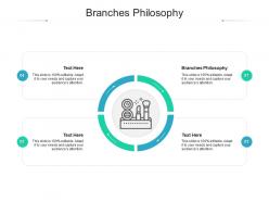 Branches philosophy ppt powerpoint presentation gallery aids cpb