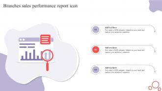 Branches Sales Performance Report Icon