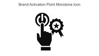 Brand Activation Point Monotone Icon In Powerpoint Pptx Png And Editable Eps Format
