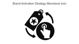 Brand Activation Strategy Monotone Icon In Powerpoint Pptx Png And Editable Eps Format