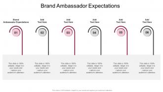 Brand Ambassador Expectations In Powerpoint And Google Slides Cpb
