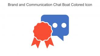 Brand And Communication Chat Boat Colored Icon In Powerpoint Pptx Png And Editable Eps Format