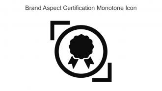 Brand Aspect Certification Monotone Icon In Powerpoint Pptx Png And Editable Eps Format