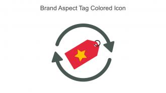 Brand Aspect Tag Colored Icon In Powerpoint Pptx Png And Editable Eps Format