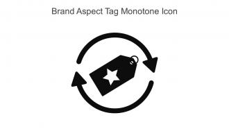 Brand Aspect Tag Monotone Icon In Powerpoint Pptx Png And Editable Eps Format