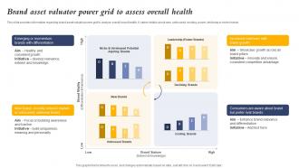 Brand Asset Valuator Power Grid To Assess Overall Health Core Element Of Strategic