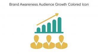 Brand Awareness Audience Growth Colored Icon In Powerpoint Pptx Png And Editable Eps Format