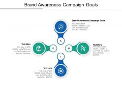 Brand awareness campaign goals ppt powerpoint presentation styles infographic template cpb