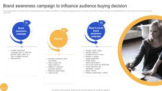 Brand Awareness Campaign To Influence Buying Advertisement Campaigns To Acquire Mkt SS V