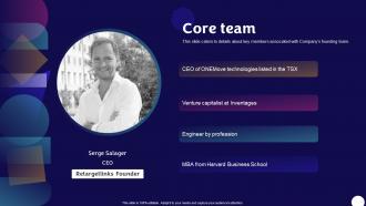 Brand Awareness Platform Investor Funding Core Team