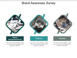 Brand awareness survey ppt powerpoint presentation inspiration icon cpb