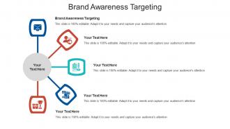 Brand awareness targeting ppt powerpoint presentation icon aids cpb