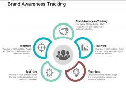 Brand awareness tracking ppt powerpoint presentation gallery introduction cpb