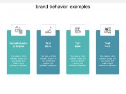 Brand behavior examples ppt powerpoint presentation file gallery cpb