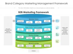Brand Category Marketing Management Framework