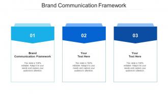Brand communication framework ppt powerpoint presentation slides graphics tutorials cpb