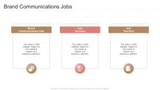 Brand Communications Jobs In Powerpoint And Google Slides Cpb