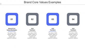 Brand Core Values Examples In Powerpoint And Google Slides Cpb
