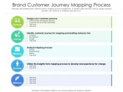 Brand customer journey mapping process