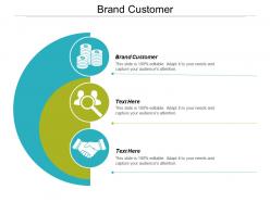 Brand customer ppt powerpoint presentation icon design templates cpb