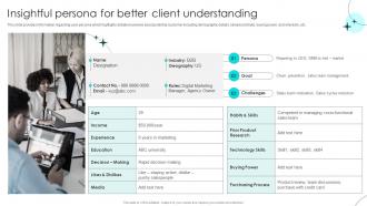 Brand Defense Plan To Handle Rivals Insightful Persona For Better Client Understanding