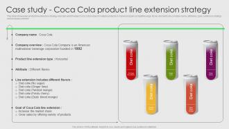 Brand Development And Launch Strategy Case Study Coca Cola Product Line Extension Strategy