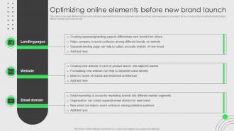 Brand Development And Launch Strategy Optimizing Online Elements Before New Brand Launch