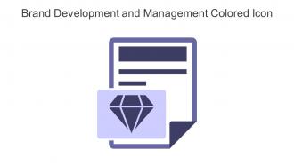 Brand Development And Management Colored Icon In Powerpoint Pptx Png And Editable Eps Format