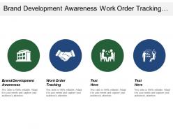 Brand development awareness work order tracking preventive maintenance