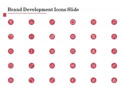 Brand development icons slide l1258 ppt powerpoint presentation slides