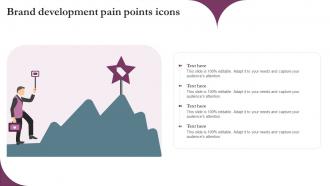 Brand Development Pain Points Icons