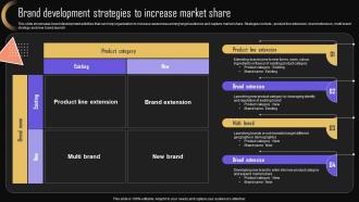 Brand Development Strategies To Brand Strategy For Increasing Company Presence MKT SS V