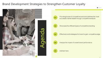 Brand Development Strategies To Strengthen Customer Loyalty Branding CD V Pre-designed Attractive