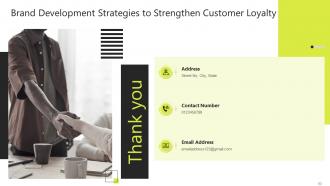 Brand Development Strategies To Strengthen Customer Loyalty Branding CD V Professional Captivating