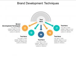 Brand development techniques ppt powerpoint presentation model slides cpb