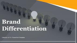 Brand Differentiation Powerpoint Ppt Template Bundles