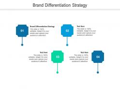 Brand differentiation strategy ppt powerpoint presentation styles graphics download cpb