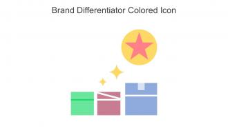 Brand Differentiator Colored Icon In Powerpoint Pptx Png And Editable Eps Format