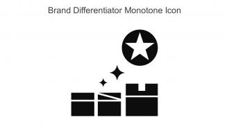 Brand Differentiator Monotone Icon In Powerpoint Pptx Png And Editable Eps Format