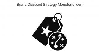 Brand Discount Strategy Monotone Icon In Powerpoint Pptx Png And Editable Eps Format