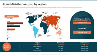 Brand Distribution Plan By Region Brand Launch Plan Ppt Sample