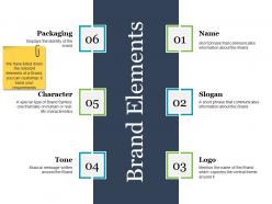 Brand Elements Powerpoint Slide Design Templates
