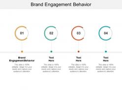 Brand engagement behavior ppt powerpoint presentation file format cpb