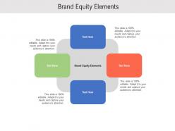 Brand equity elements ppt powerpoint presentation pictures microsoft cpb
