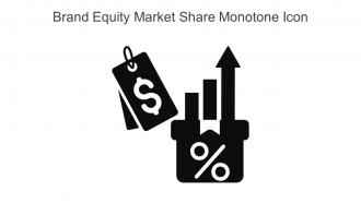 Brand Equity Market Share Monotone Icon In Powerpoint Pptx Png And Editable Eps Format