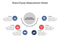 Brand equity measurement model ppt powerpoint presentation outline cpb