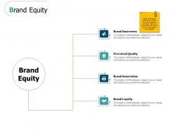 Brand equity quality loyalty ppt powerpoint presentation styles